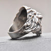 Chevalière tête de lion en argent massif un symbole de bravoure