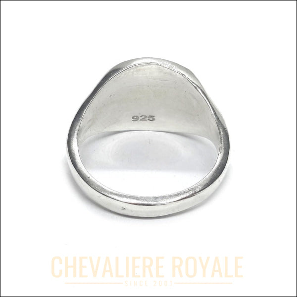 Bague Chevalière Unique :  Symbole Chrétien Spirituel-Chevaliere Royale - 7441