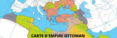 La carte d'empire ottoman