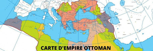 la carte d'empire d'ottoman 