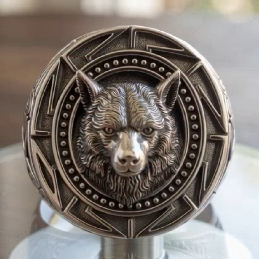 Chevalière Tête de Loup en Argent — L'art du bijou de caractère