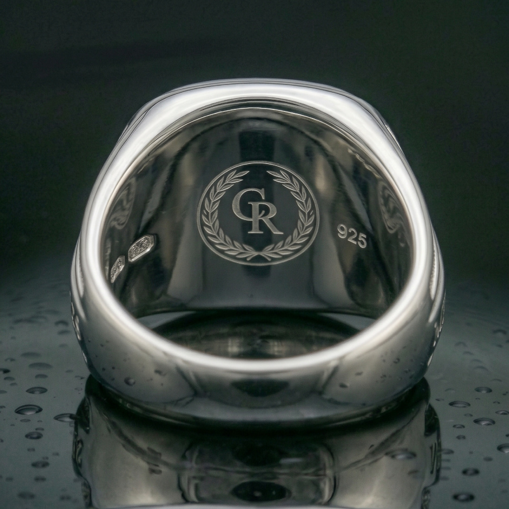 Chevalière Mercedes pour Homme - Bague Argent & Or sur Mesure