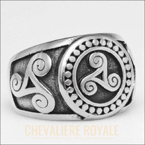  Chevalière Viking Totem Celtic - Style Viking Vintage Punk- Chevaliere Royale - 