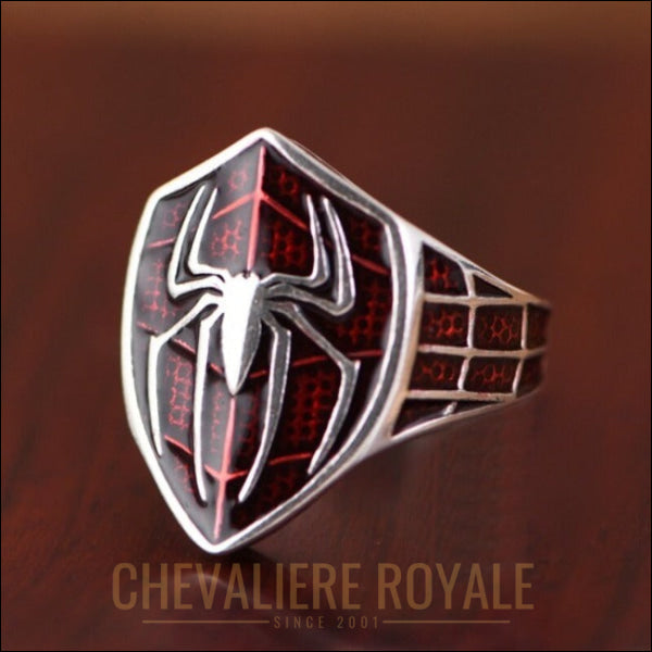 Chevalière Ajustable Spider-Man - Style et Confort Réunis-Chevaliere Royale-1