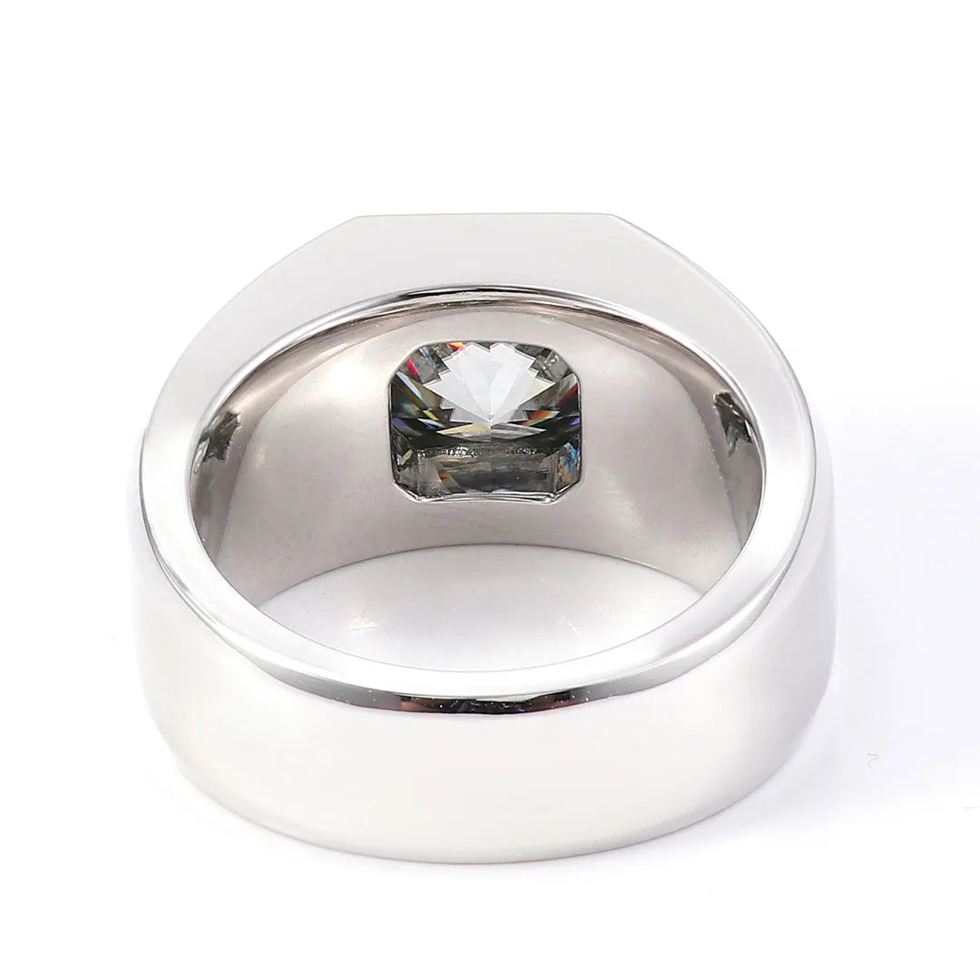 bague-Moissanite-Or-Blanc-pour-Homme-chevaliere-royale