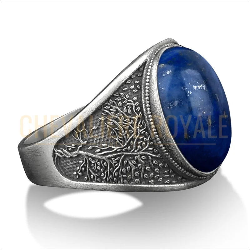 Bague Argent Arbre de vie- Pierre Lapis-Lazuli-2024-