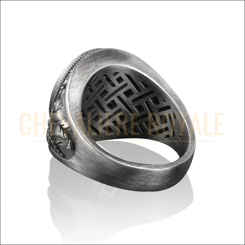 Bague Argent Arbre de vie et Pierre Lapis-Lazuli-2