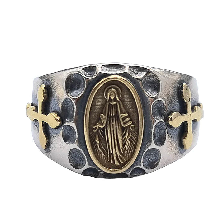 chevaliere-argent-avec-limage-de-la-vierge-marie-et-croix-catholique-662