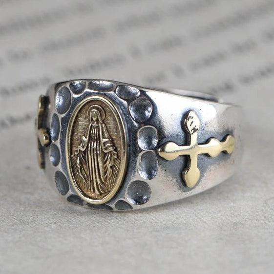 chevaliere-argent-avec-limage-de-la-vierge-marie-et-croix-catholique-662