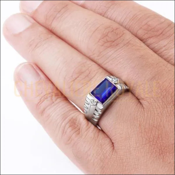 Bague Chevalière Multicolore En Argent Massif Signée TL Sterling - Modèle T64