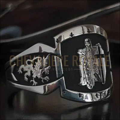 Bague chevalière d'exception : Fine, légère et élégante -Chevaliere Royale - 1