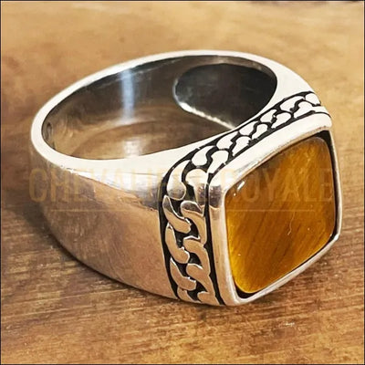 chevaliere-royale-oeil-de-tigre-argent-hommes-