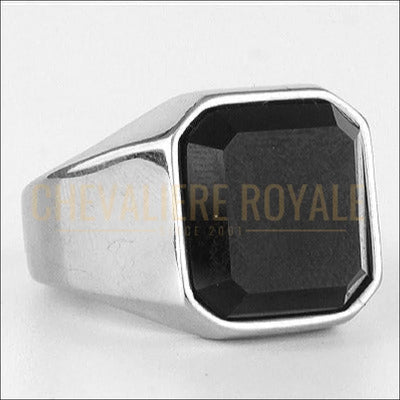 bague-chevaliere-homme-noir-jaune-argent