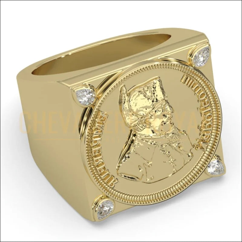 Bague napoleon plaqué or hotsell