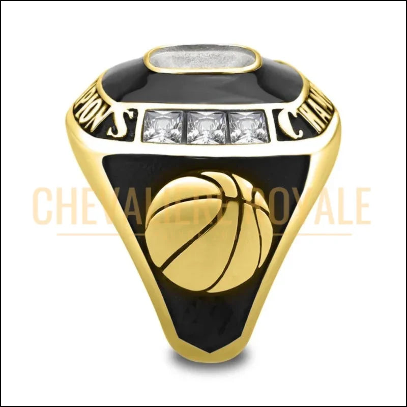 Bague de championnat de basket-ball personnalisée-OR