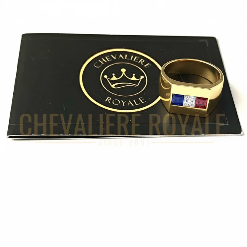 bague-symbole-francais-drapeau-chevaliere-royale