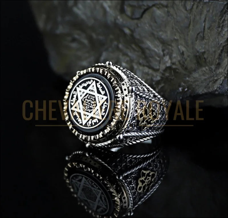 Bague du roi salomon (22g): sceau ésotérique