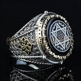 Bague du Roi Salomon (22g) : Sceau Ésotérique