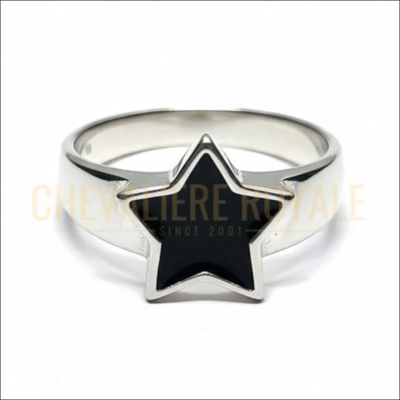 Bague-Etoile-Argent-pour-Femme_bague-femmes-Bijou-Unique-Fait-Main-Chevaliere-Royale