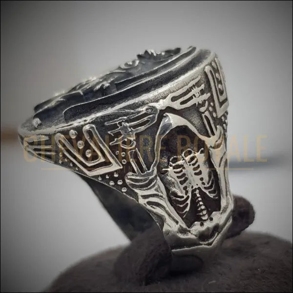 Bague Hollywood Vampires Johnny Depp : Style Vampiresque 3D-Chevaliere ROyale - 884