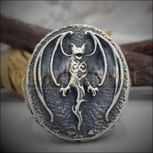 Bague Hollywood Vampires Johnny Depp : Style Vampiresque 3D-Chevaliere ROyale - 888