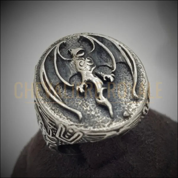 Bague Hollywood Vampires Johnny Depp : Style Vampiresque 3D-Chevaliere ROyale - 721