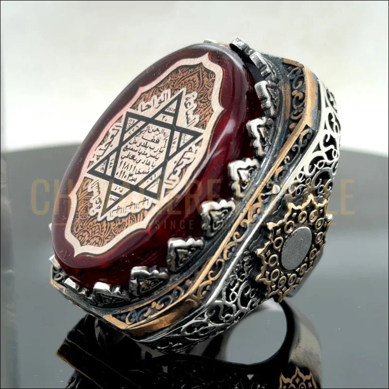 Bague Homme Grosse Chevalière Sceau de Salomon-Chevaliere-Royale-8411