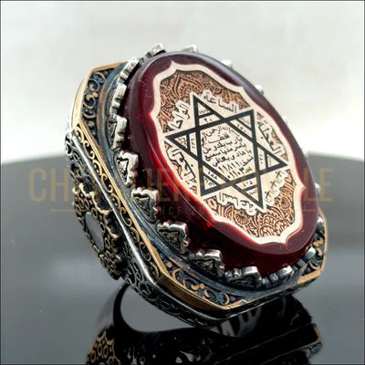 Bague Homme Grosse Chevalière Sceau de Salomon-Chevaliere-Royale-1