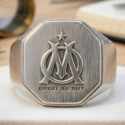 Chevalière OM pour Homme – L’Élégance Olympique de Marseille