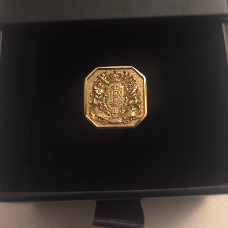 Chevalière personnalisée avec votre blason – Or
