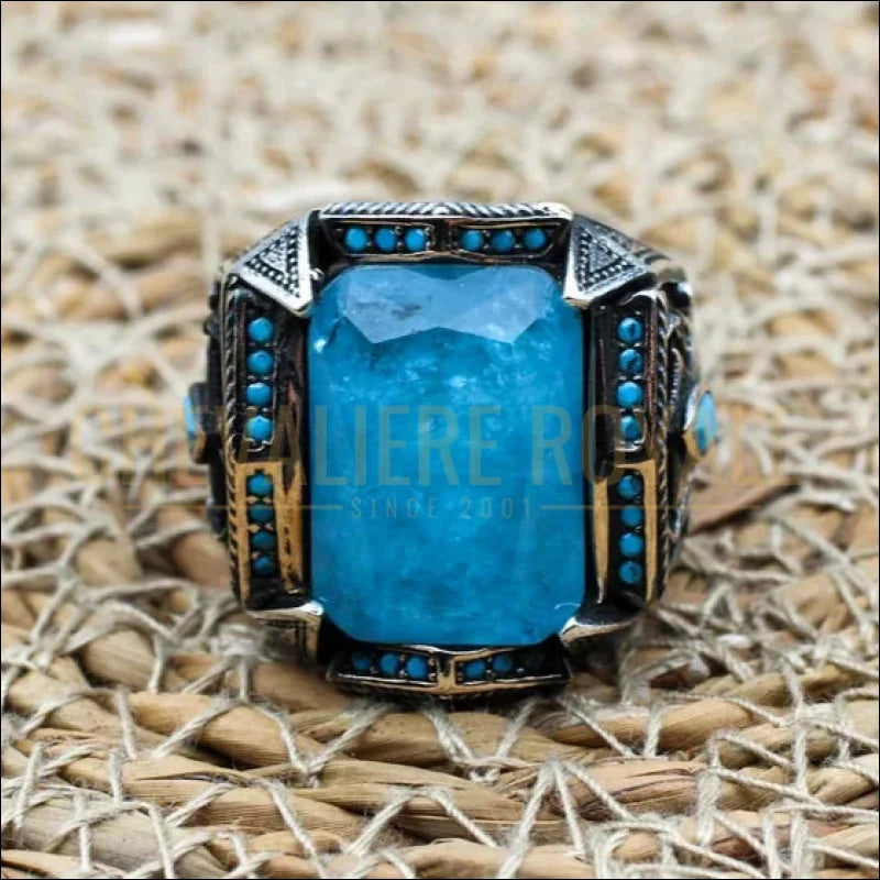 Bague pour Homme en Argent : Héritage et Raffinement-Chevalliere-Royale-74