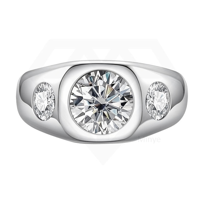 Bague Hommes : Le Prestige de la Moissanite
