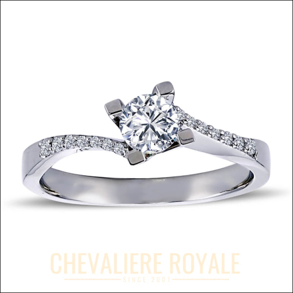 Bague de Promesse en Diamant : Un Gage Éternel de Votre Amour-Chevaliere Royale - 25