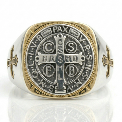 bague-saint-benoit-or-et-argent-pour_hommes-chevaliere-royale