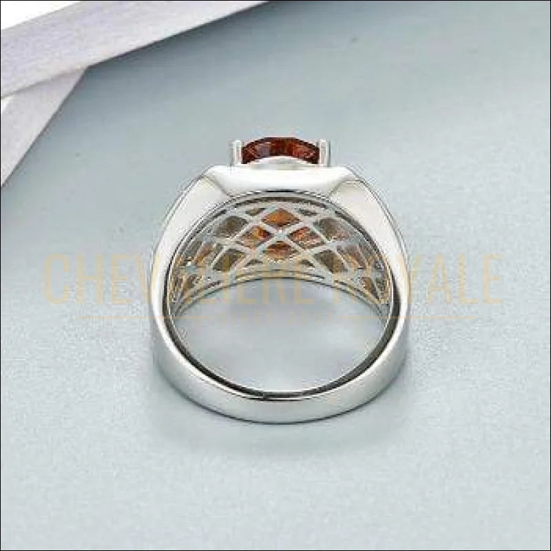 Chevalière pour homme en argent central facetté pierre zultanite bijou pas cher
