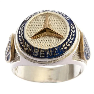 Chevalière mercedes: un hommage intemporel - 53 / plaqué or