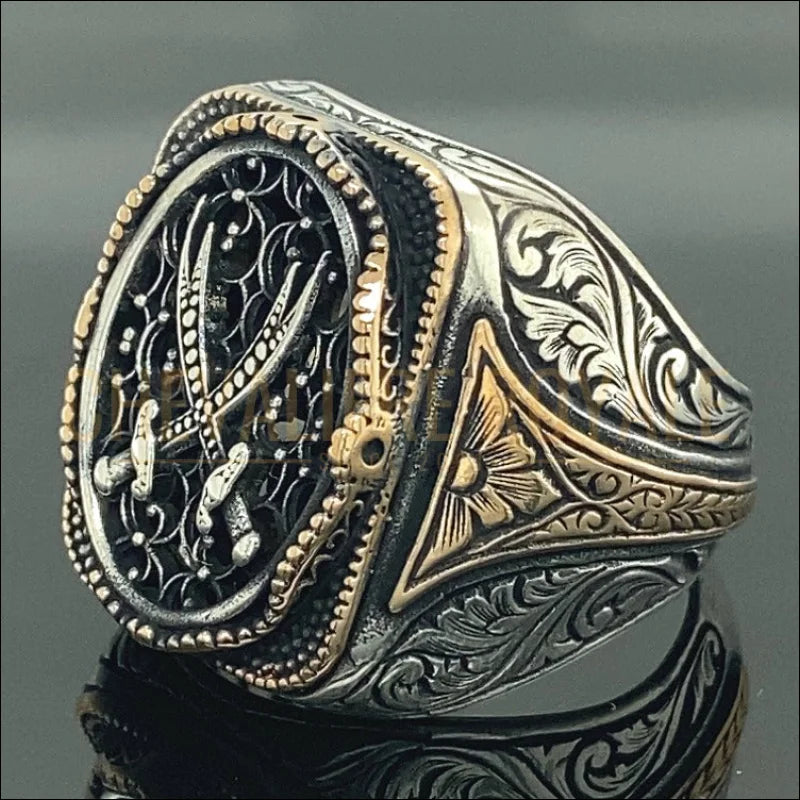 Chevalière d’épée double  argent ,  d’épée Zulfiqar