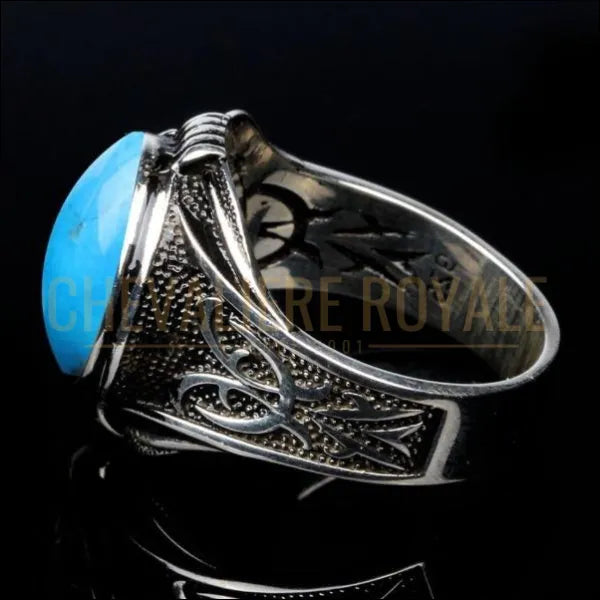 bague-chevaliere-homme-pierres-precieuse-turquoise 925