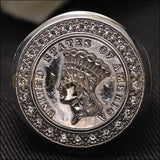 Chevalière argent massif avec la pierre moissanite (the irishman)
