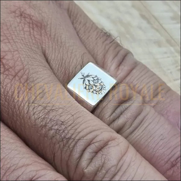 bague chevaliere sur mesure pas cher