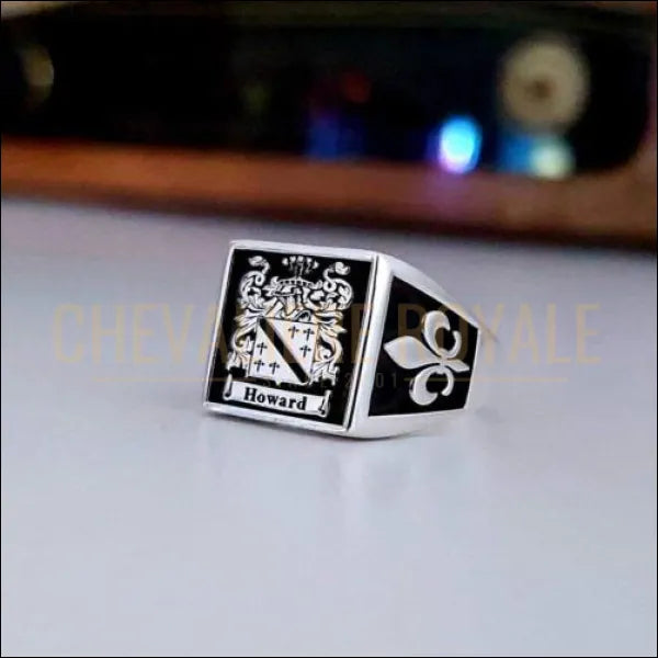 Chevalière argent personnalisable sur mesure forme carrée pas cher