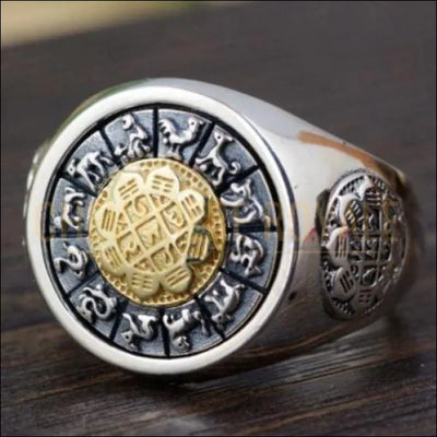 chevaliere-argent-12 signes chinois 