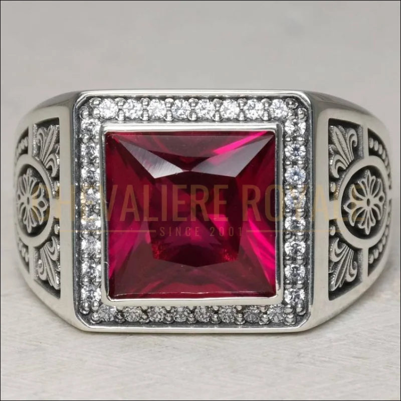Bague Chevalière artisanale pour hommes la forte présence