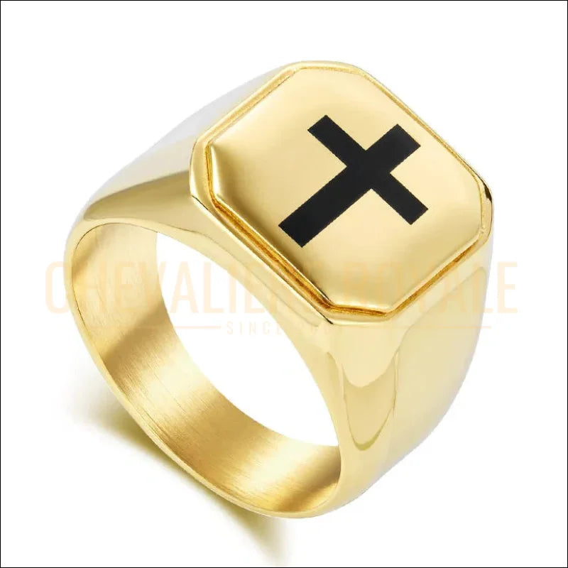 Bague-Carree-Croix-or-Conviction-Chevaliere-Royale