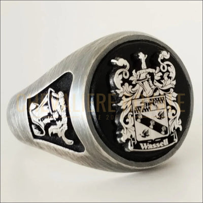 Chevalière d'armoirie personnalisable : Un chef-d'œuvre - Chevaliere Royale - 