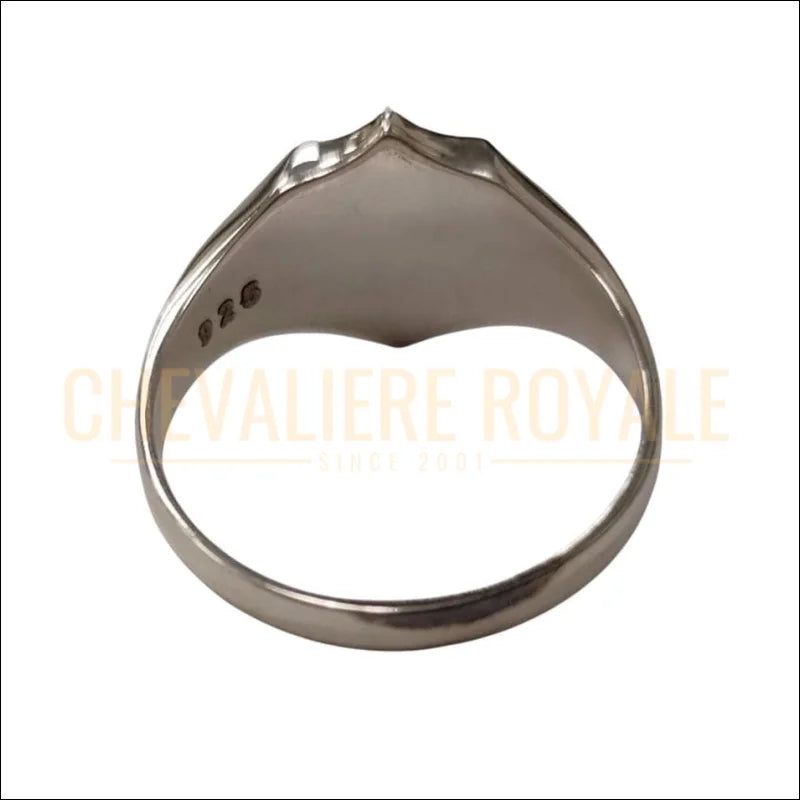 Bague-Femme-Argent-Chrisme-Protection-Foi-Chevaliere-Royale