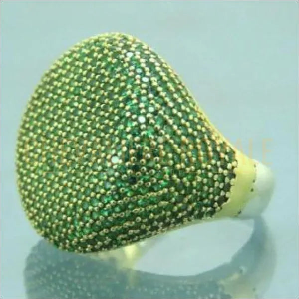 Chevalière femme argent fait main revêtement est en bronze 6.7 gr