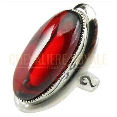 Chevalière femme argent forme ovale d'une divine pierre de ZIRCON 