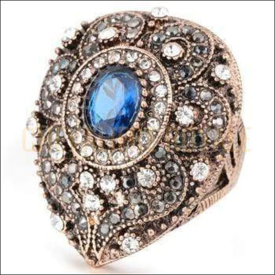 Chevalier Royale femme - bague en alliage éclaircie d'un bref cristal frappant