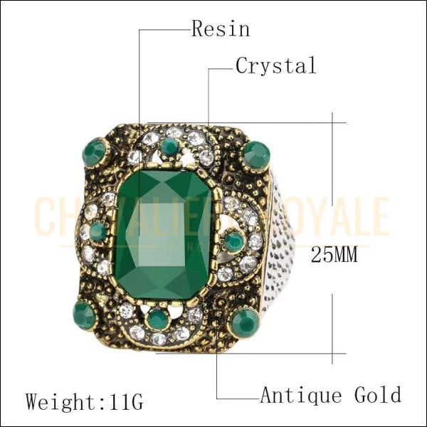 Chevaliere Royale femme - bague  en alliage la dynastie Ottomane Sultana Hürrem 11 gr